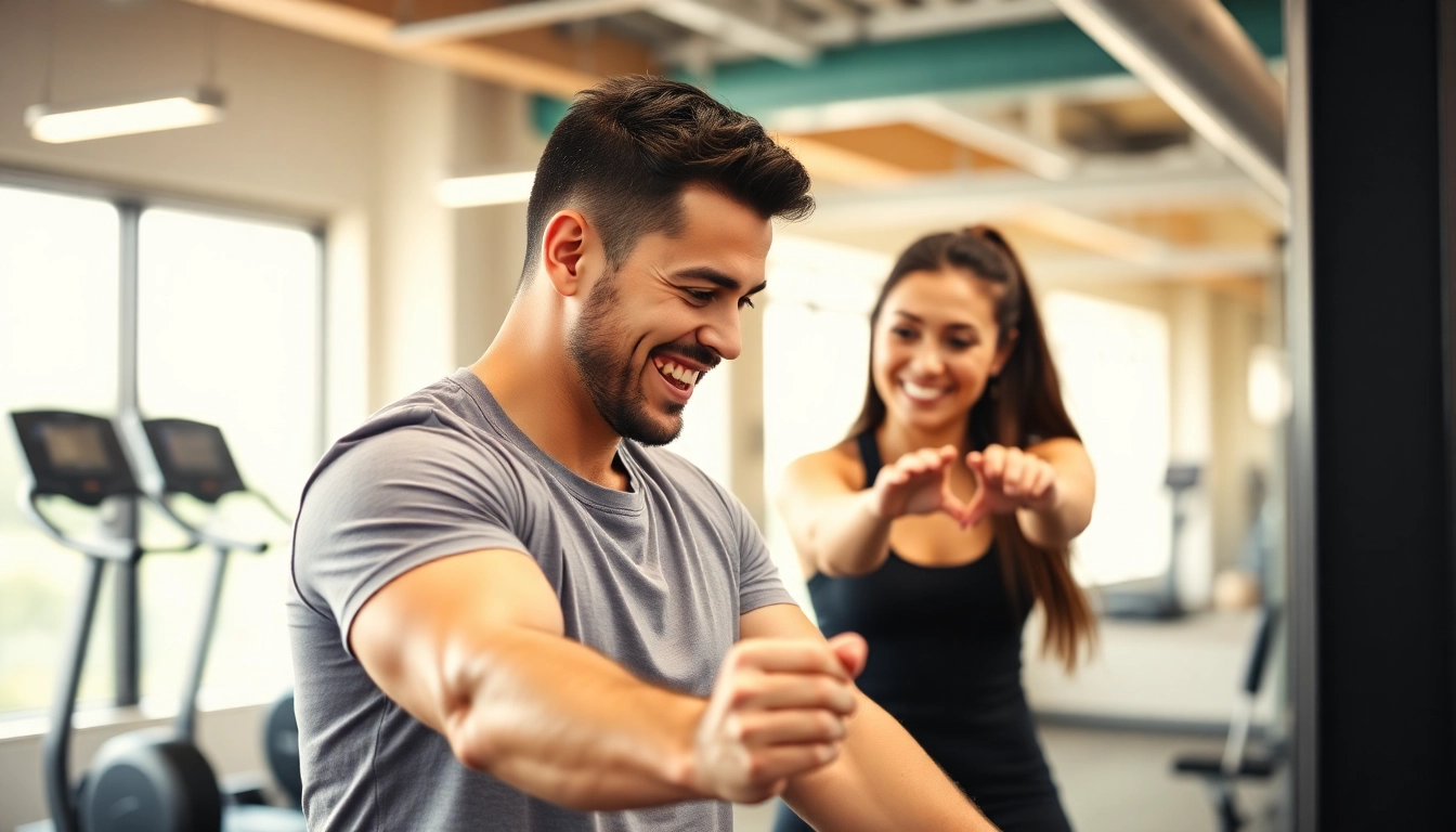 Engaging session with an Effective Personal Trainer guiding a client through a workout