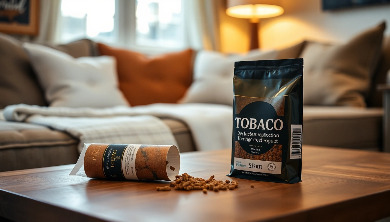 Tobacco Replacement products displayed in a cozy living room for better lifestyle choices