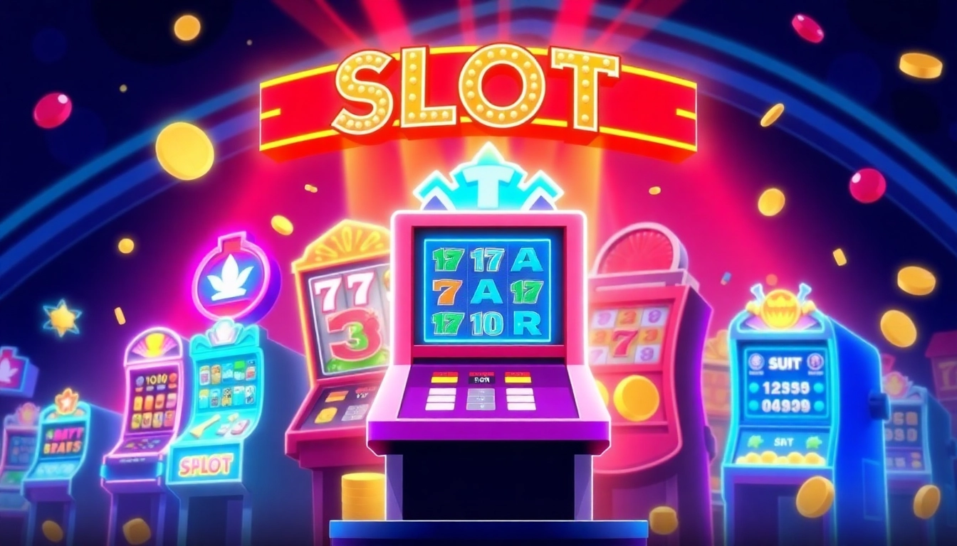 Experience สล็อต168 excitement with colorful slot machines and engaging digital gameplay vibrant atmosphere.