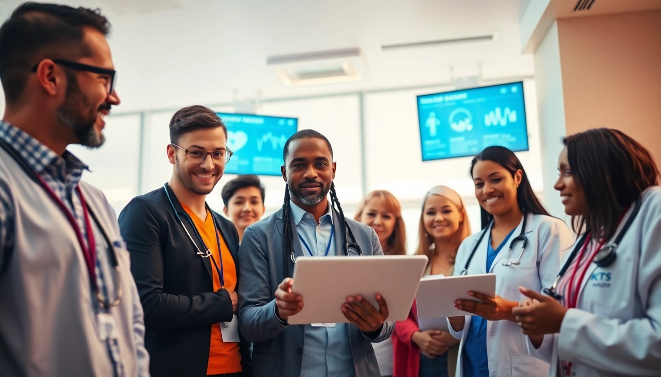 Enhance your knowledge at www.informaticsview.com, showcasing a diverse team in healthcare collaboration.