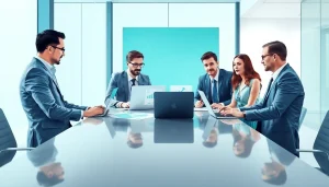 Analyze competitive intelligence data during a professional strategic meeting.