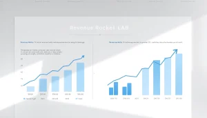 Visualize key financial metrics showcasing Revenue Rocket Lab's growth trends from 2021 to 2025.