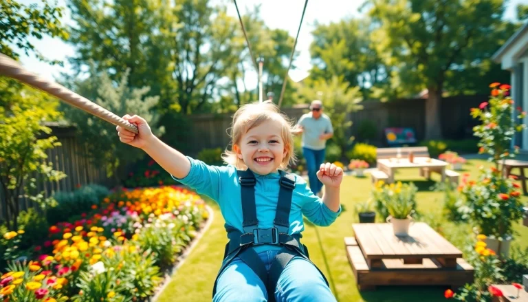 Transform Your Backyard with a GARDEN ZIP WIRE KIT for Family Fun